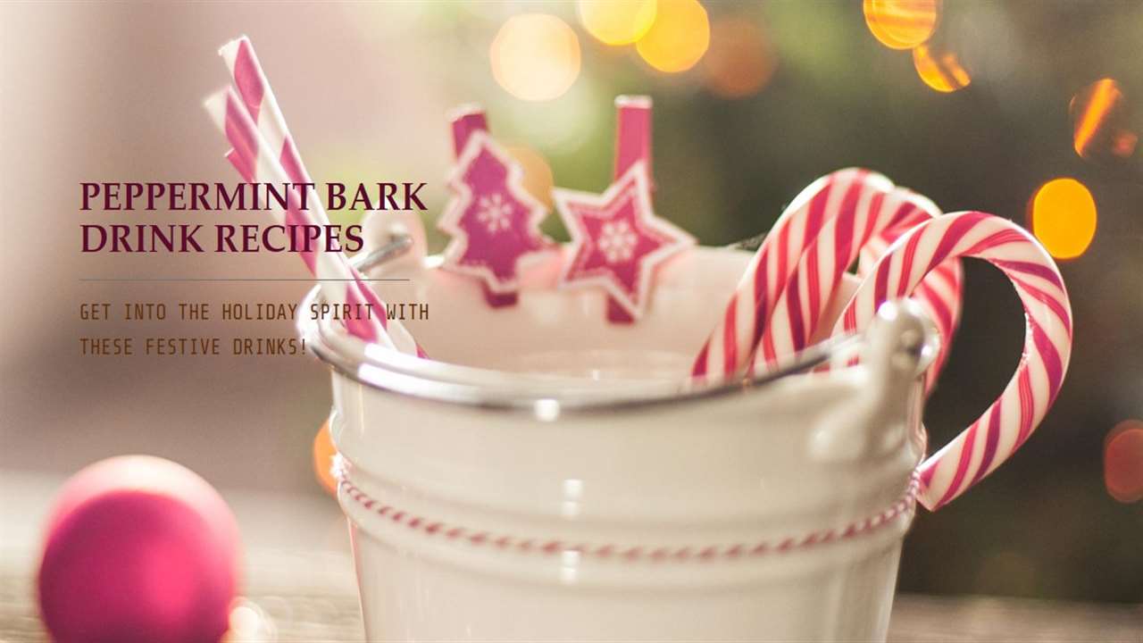 RumChata Peppermint Bark Drink Recipes